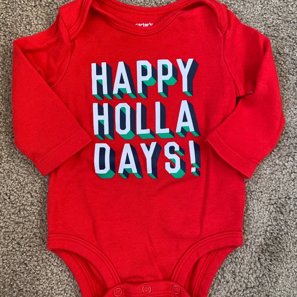 Old Navy holiday onesie